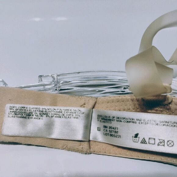 Wacoal T Shirt Bra Convertible Silicone Strap Regular Plunge Racer or Halter 34B - Picture 11 of 15